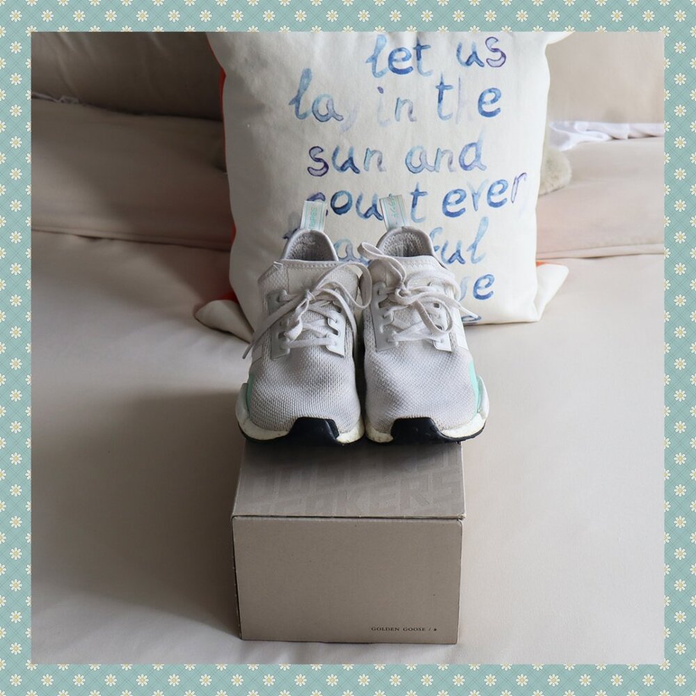 Adidas NMD R1 in White Clear Mint